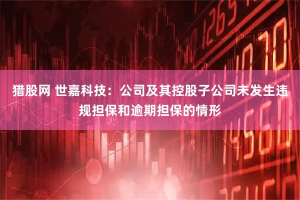 猎股网 世嘉科技：公司及其控股子公司未发生违规担保和逾期担保的情形